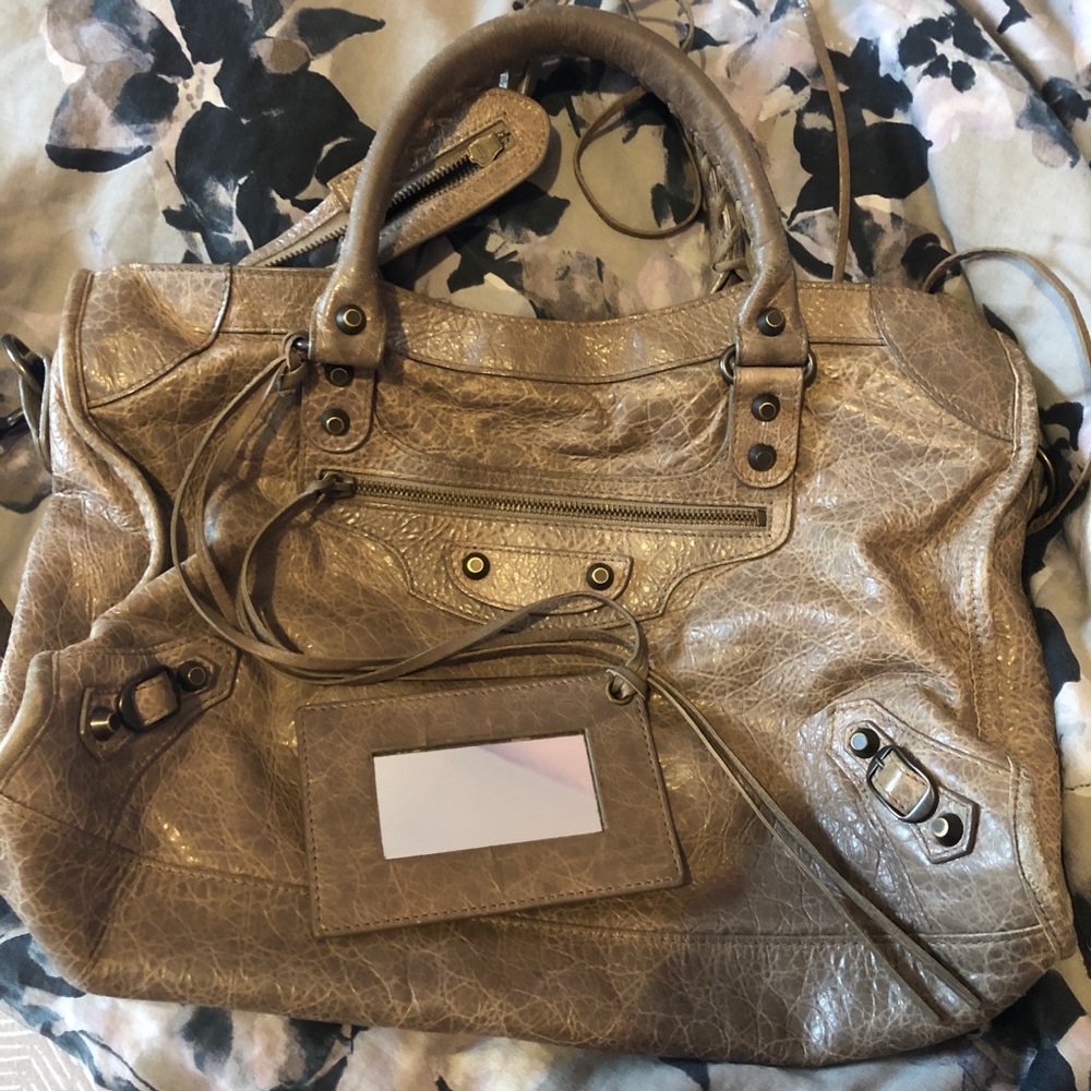 Balenciaga moto bag